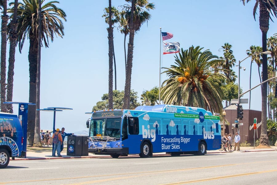 Santa Monica Big Blue Bus runs on RNG.