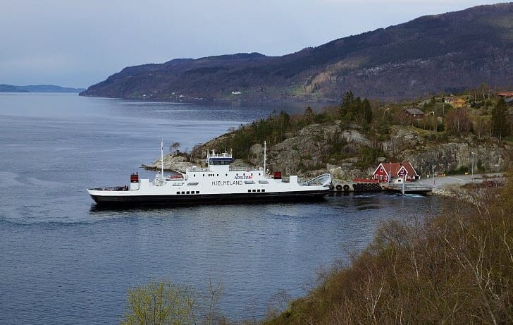 Photo of the type of ferry that will operate on hydrogen