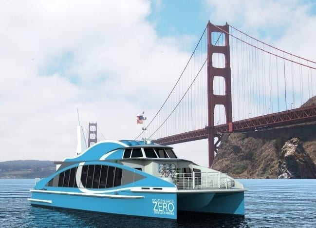 Hydrogen Ferry Image in San Francisco Bay