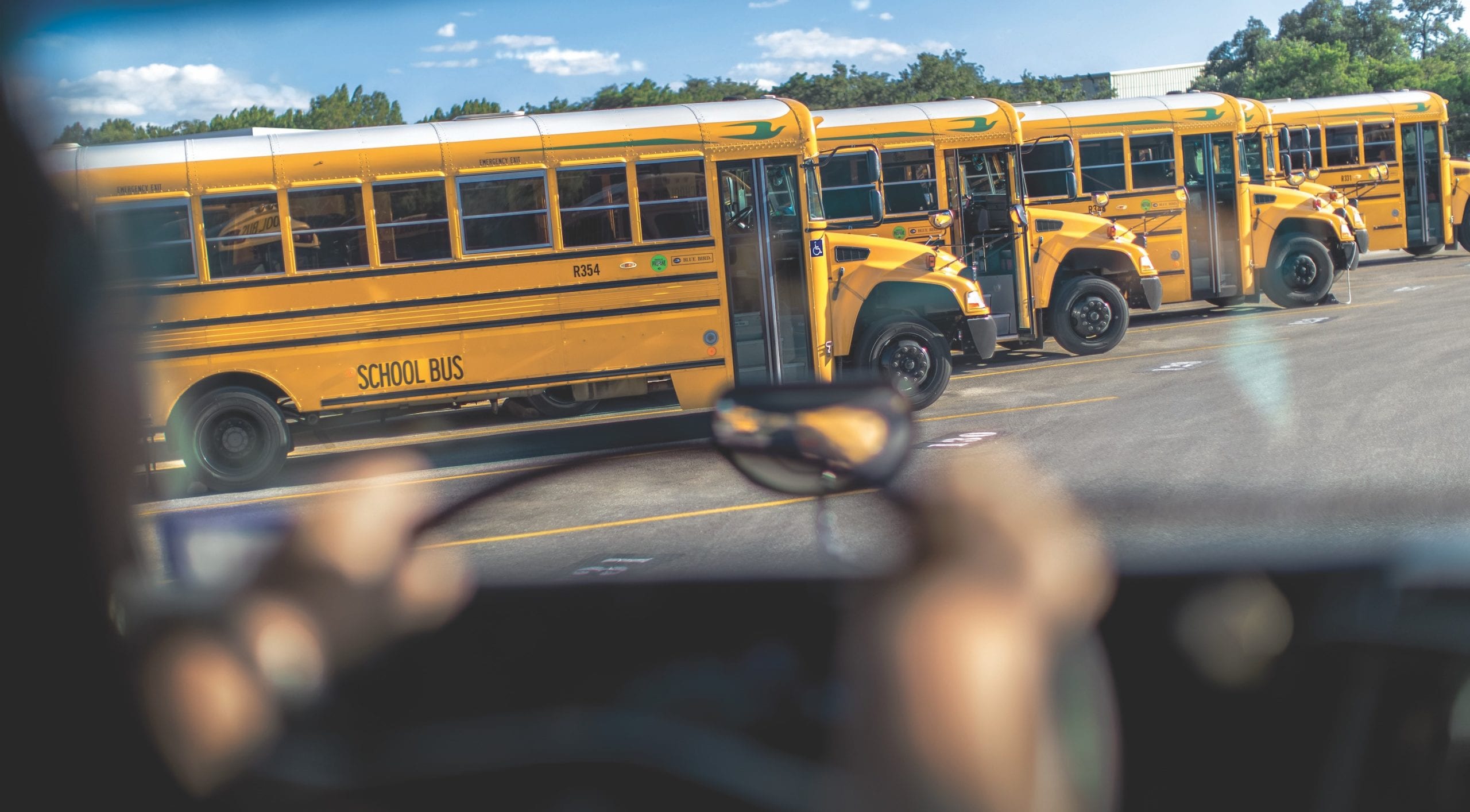 Propane School Bus Image