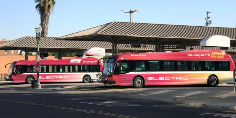 Battery-electric bus depot