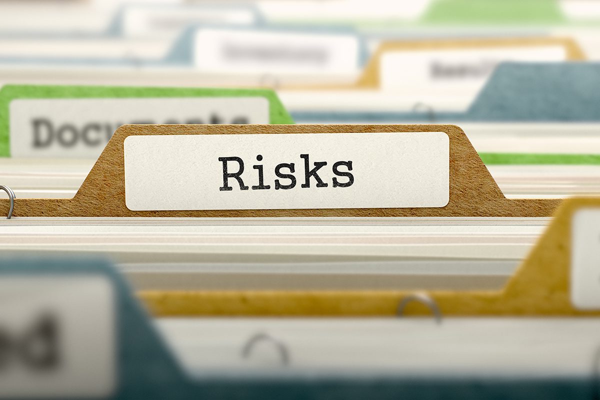 Risks Concept on File Label