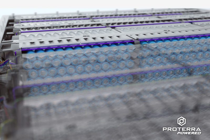 inside EV battery pack